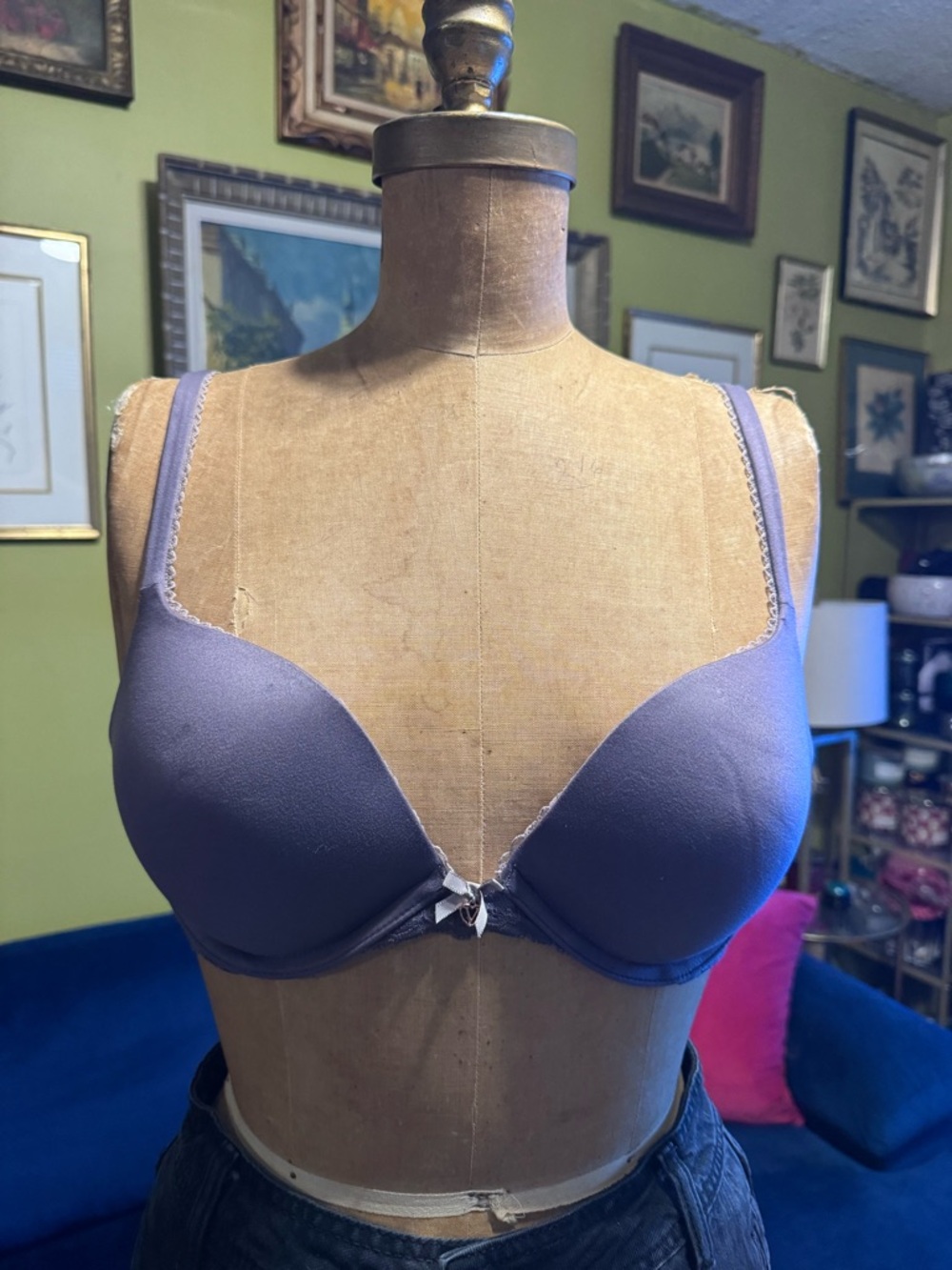 Victoria Secret grey push up bra